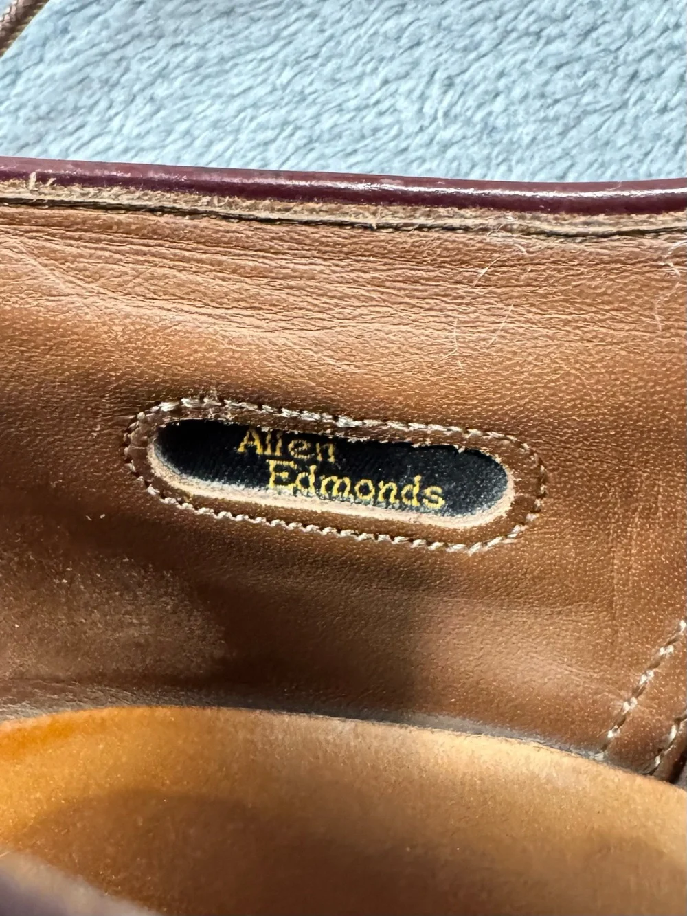 Allen Edmonds Park Avenue Burgundy Cap-Toe Oxfords
